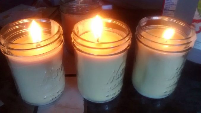 DIY Tallow Emergency Candles